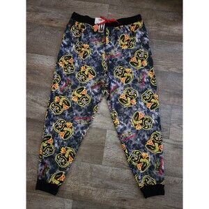 COBRA KAI Logo Performance Fabric Jogger Lounge Pajama Pants Mens XL *NWT*